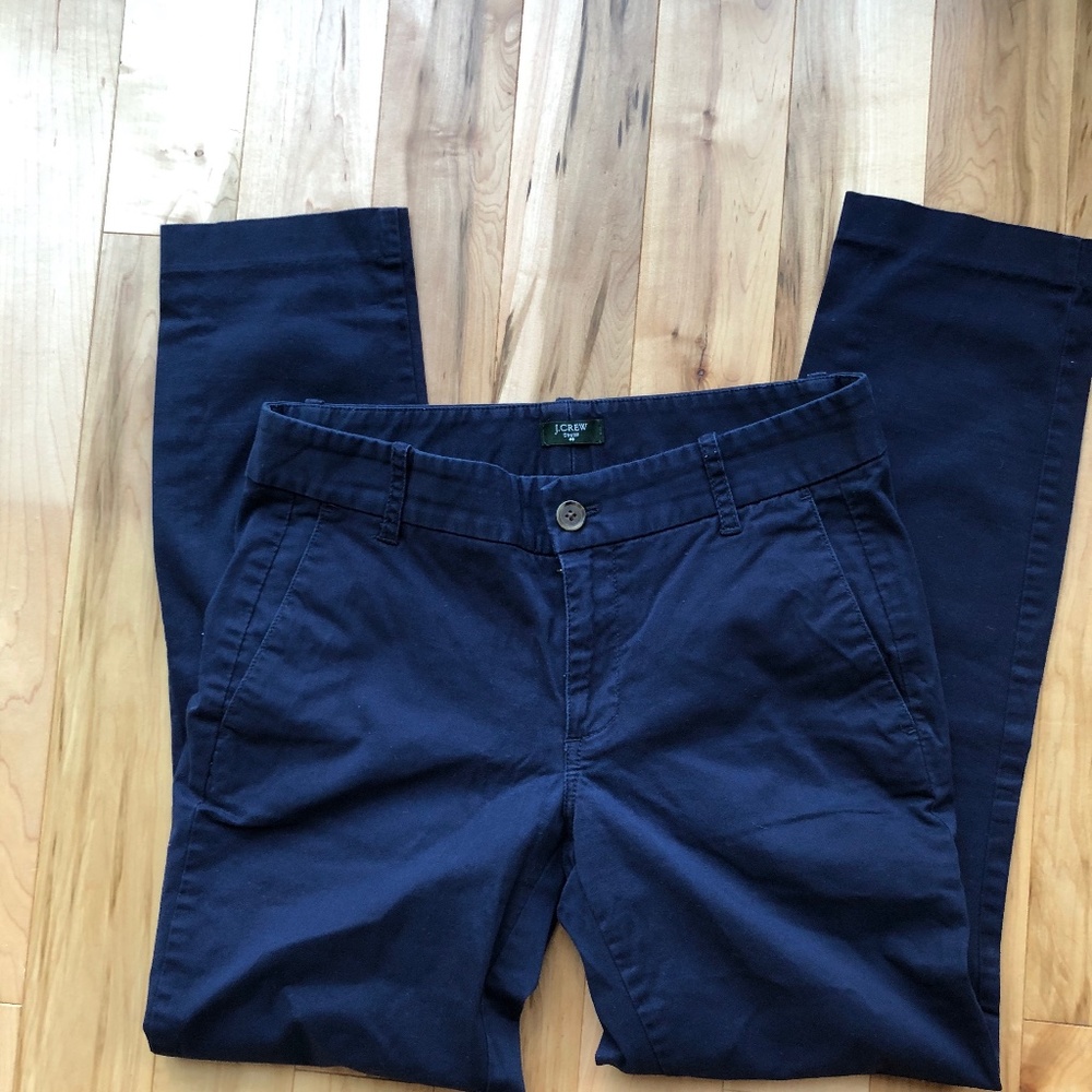 J. Crew Stretch dress pants‎ in dark blue